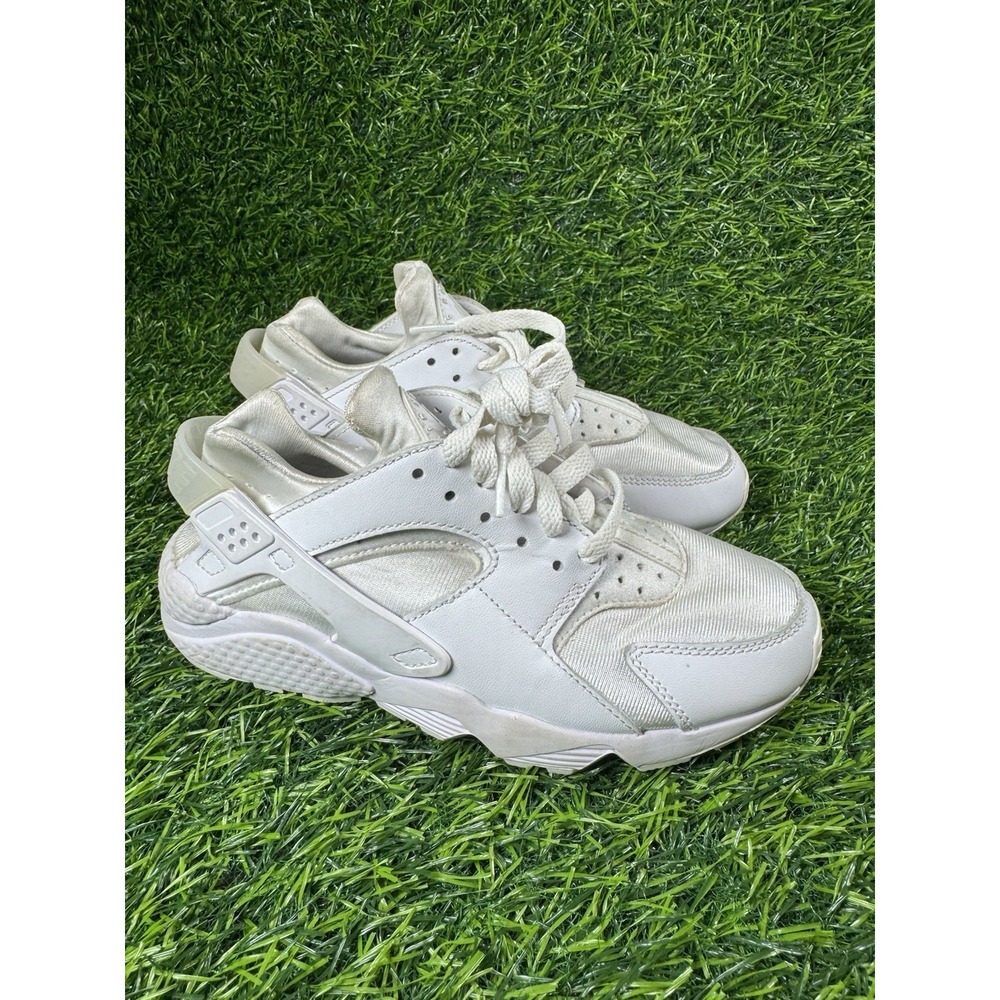Nike Air Huarache Womens Size 6 White Athletic Running Walking Shoes Sneakers